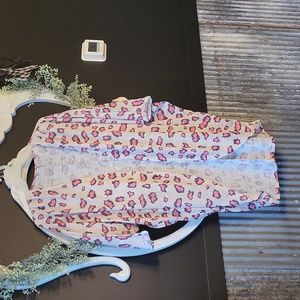 Leopard print cardigan